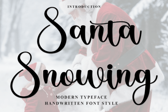 A Warm Review of the Santa Snowing Font for Creative Products