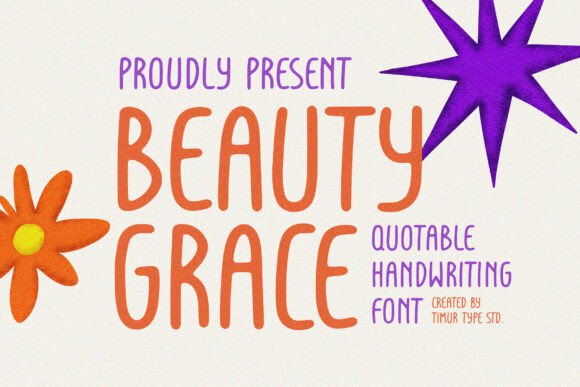 Beauty Grace: A Font for Crafters and Creative Product Makers