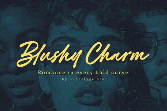 Blushy Charm: The Personal Handwritten Font for Brand Design