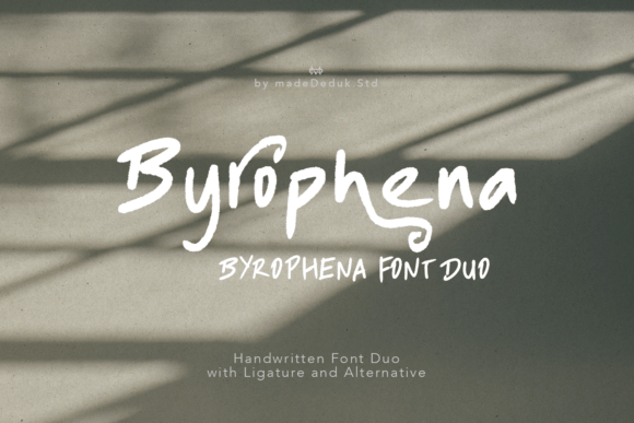 Byrophena: A Casual Handwritten Font Duo for Modern Marketing
