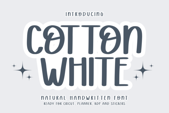 Cotton White: A Handwritten Font for Building a Warm Brand