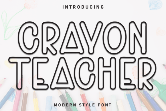 Crayon Teacher: The Ultimate Handwritten Font for Your Craft Projects