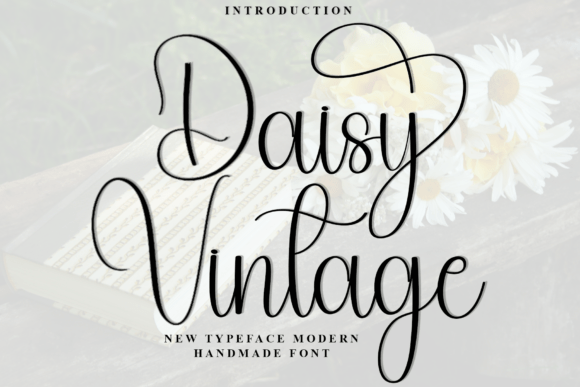 Daisy Vintage: A Unique Script Font for Digital Branding