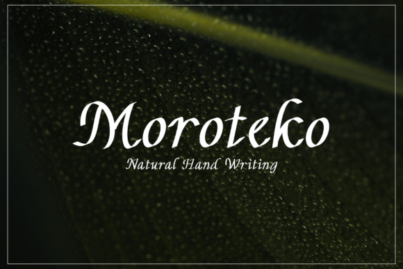 Discovering Moroteko: A Modern Handwritten Font for Editorial Design