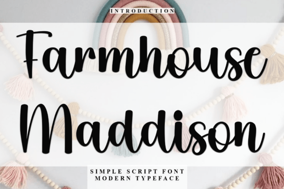Farmhouse Maddison: A Typeface for Editorial Identity
