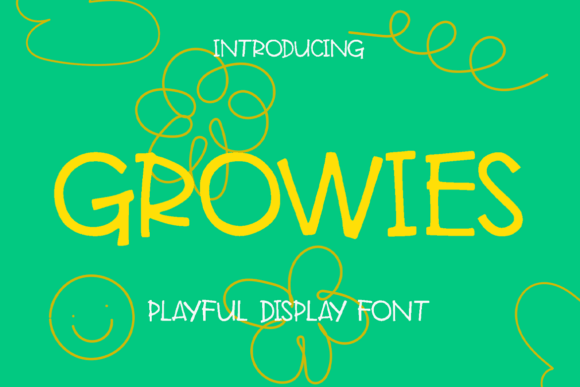 Growies: A Display Font for Creative Branding