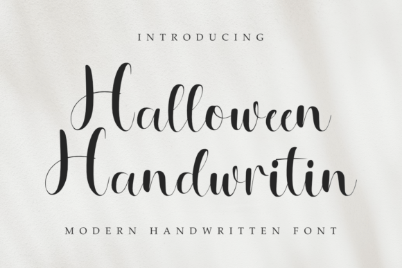 Halloween Handwritin Typeface for Modern Web Projects