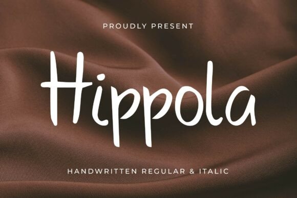 Hippola Font: A Crafted Script for Creative Product Design