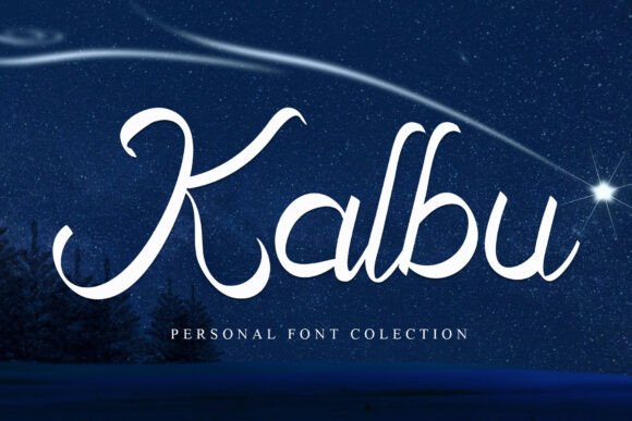Kalbu: An Elegant Script Font for Sophisticated Design