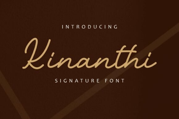 Kinanthi: A Signature Font for Editorial Storytelling