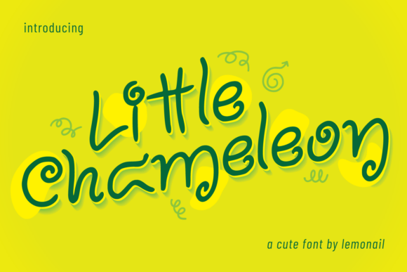 Little Chameleon: A Hand-Drawn Display Font for Brand Personality
