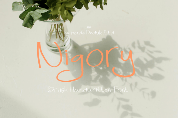 Nigory Regular – A Warm Handwritten Font for Modern Websites