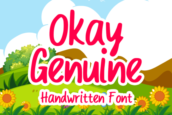 Okay Genuine Font: A Bold and Friendly Typeface for Modern Creators