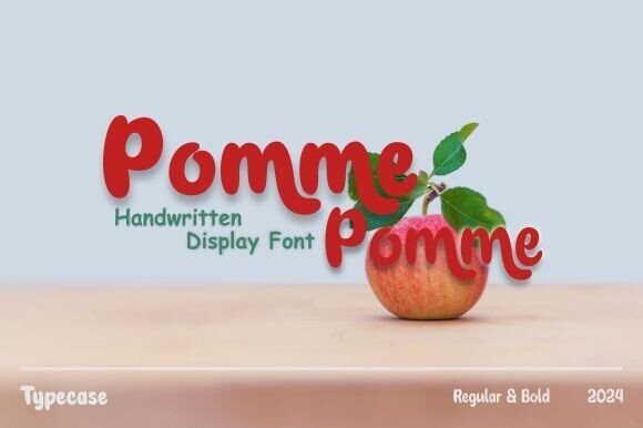 Pomme Pomme: A Playful Display Font for Editorial Engagement