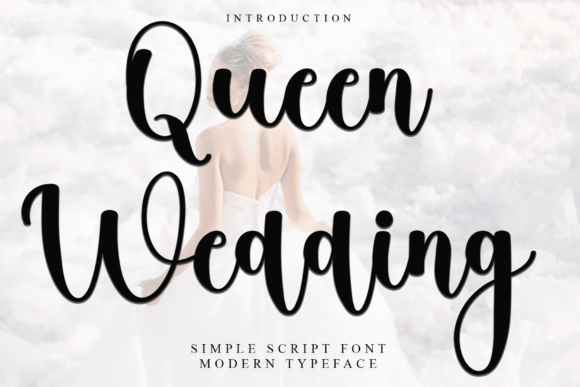 Queen Wedding Font: A Beautiful Handwritten Typeface for Elegant Brands