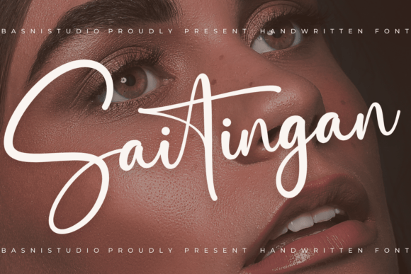 Saitingan: A Premium Handwritten Font for Business Branding