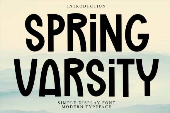 Spring Varsity: The Friendly Handwritten Font