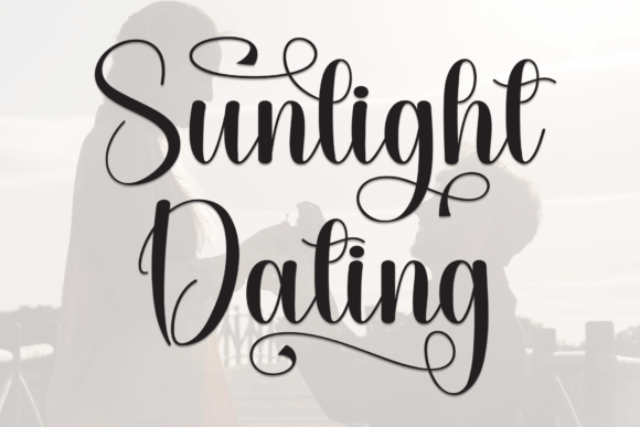 Sunlight Dating: A Font for Natural Branding & Elegant Design
