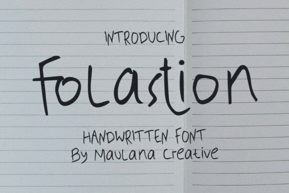 The Folastion Font: A Crafters Secret Weapon