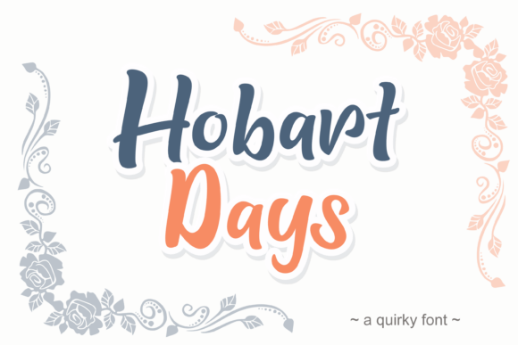The Hobart Days Font: A Handwritten Touch for Editorial Design