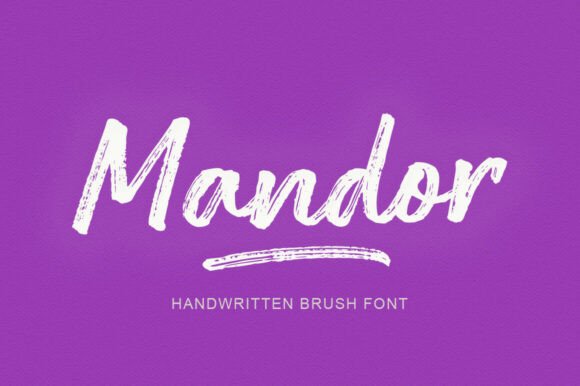 Using the Mandor Brush Font for Authentic Branding