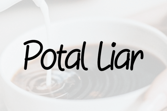Using the Potal Liar Font for Editorial Design