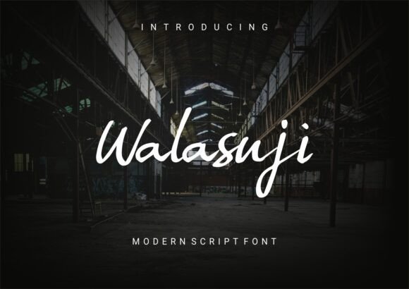 Walasuji Font: A Rustic Script for Authentic Designs